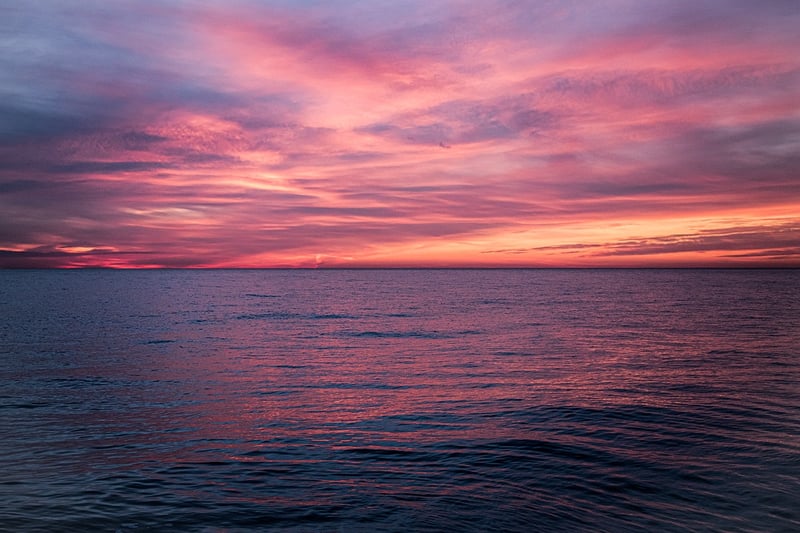 Sunrise on the horizon